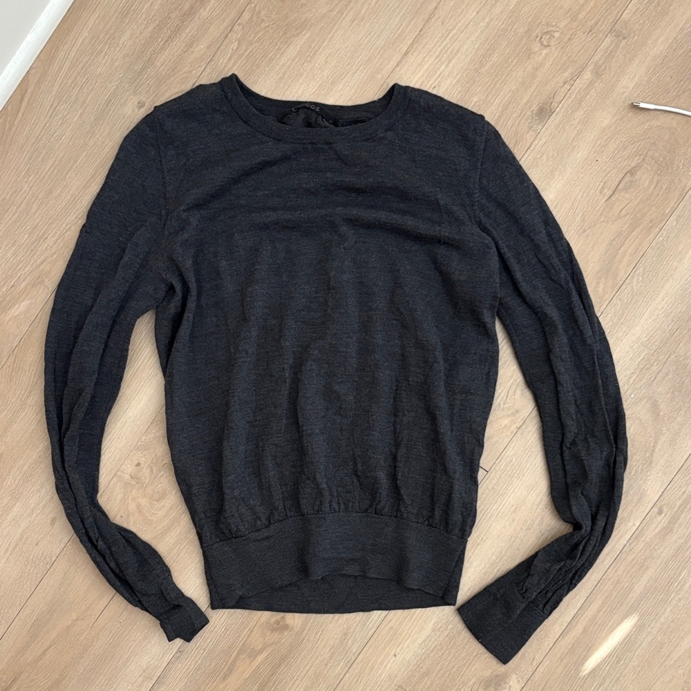 COS Dark Grey Crewneck Sweater